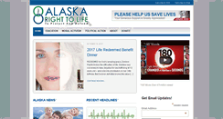Desktop Screenshot of alaskarighttolife.org